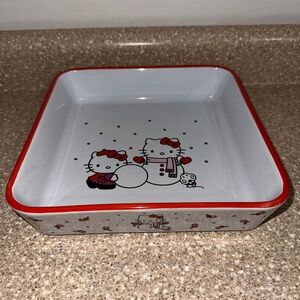 Hello Kitty Christmas square ceramic baking dish